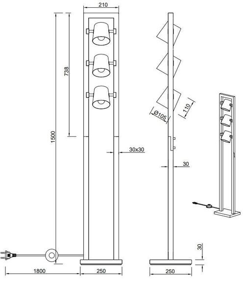 купить Освещение для помещений Trio Bell Nichel Antic в Кишинёве 