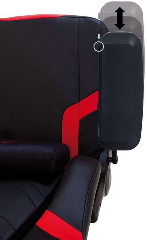 купить Офисное кресло Nowystyl Hexter XR ECO/01 (negru/roșu) в Кишинёве 