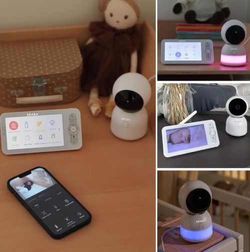 купить Видеоняня Beaba B930371 ZEN Night Light White, cu lumina de veghe + Wi-Fi в Кишинёве 