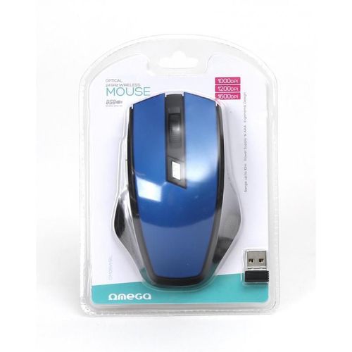 купить Мышь Omega OM08WBL Blue (45526) в Кишинёве 