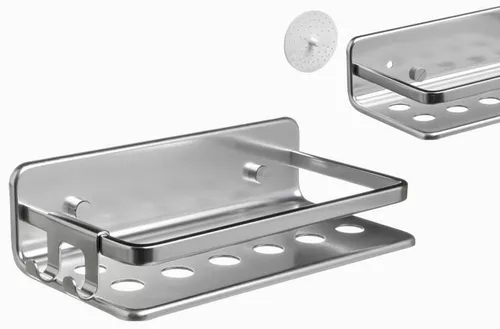 купить Полка для ванной Tatay 55873 Полка настенная Moon 20x10x5.5см алюминий в Кишинёве 