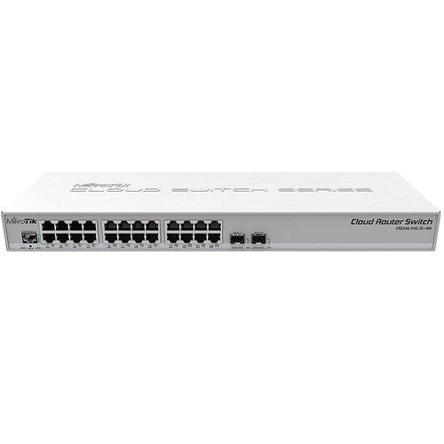 cumpără Wi-Fi Router Mikrotik Cloud Router Switch CRS326-24G-2S+RM with RouterOS L5, 24 x Gigabit Ethernet ports, 2x SFP+ cages, 1U rackmount case, CRS326-24G-2S+RM în Chișinău 