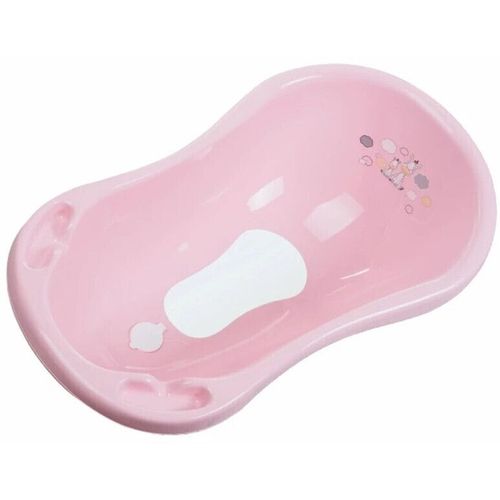 cumpără Cădiță Maltex Cadita 84cm cu dop si covoras antiderapant Zebra Pink în Chișinău 