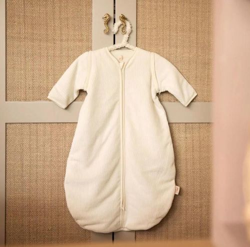 купить Детская одежда Jollein 016-410-67106 Sac de dormit rotund cu maneci detasabile Rib Ivory, 60 cm в Кишинёве 