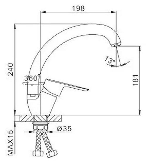 cumpără Bateria bucătărie Frap F 41703-B (chiuveta plus) în Chișinău 