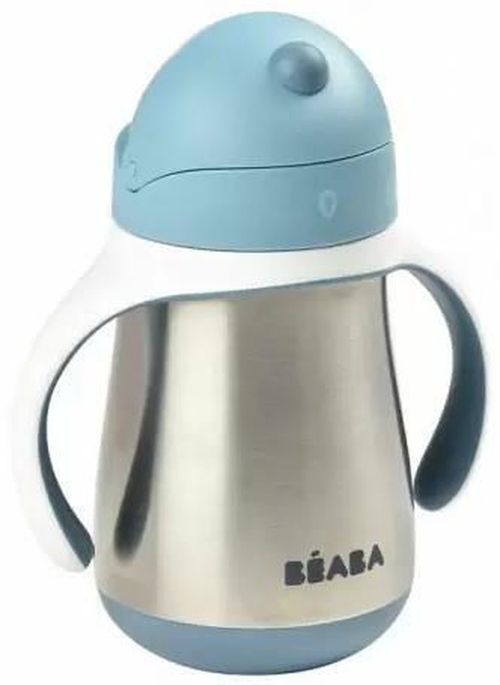cumpără Cană cu pai Beaba B913481 Albastru în Chișinău 