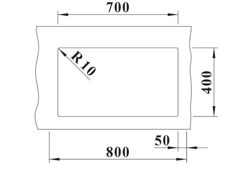 купить Мойка кухонная Blanco Rotan 700-U (521344) в Кишинёве 