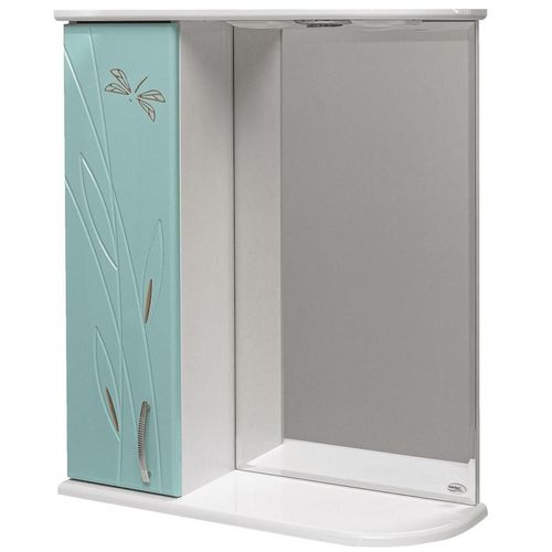 купить Зеркало для ванной Mashtab 1655 Stuff 600x200x720 Alb-Verde в Кишинёве 