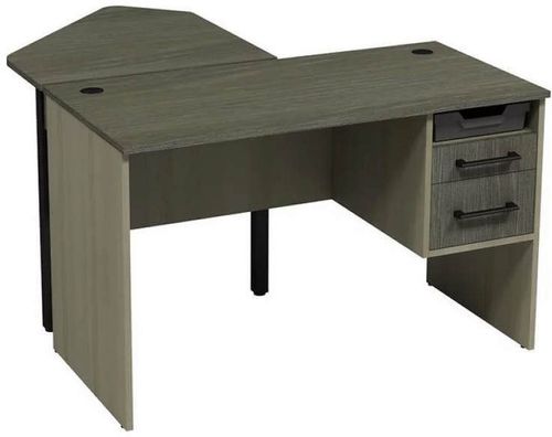 cumpără Masă de birou Tisam Стол письменный прямой с 2-мя ящиками 1200х600х750мм (6625) în Chișinău 