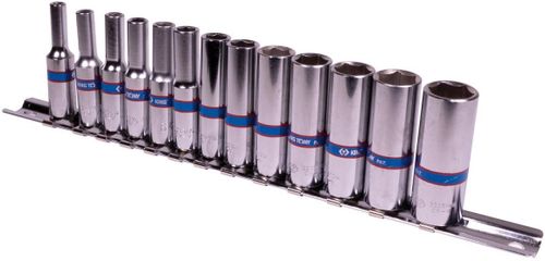 cumpără Set de tubulare, bite, duze King Tony 2311MR набор торцевых головок глубоких 12 гран. 4-14 мм 1/4", 13 пр. în Chișinău 