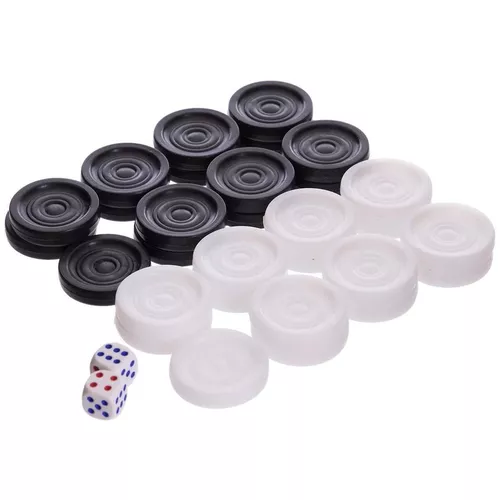 cumpără Joc educativ de masă SUHS 11731 Dame d=3 cm plastic fara carton + 2 zaruri IG-7821 în Chișinău 