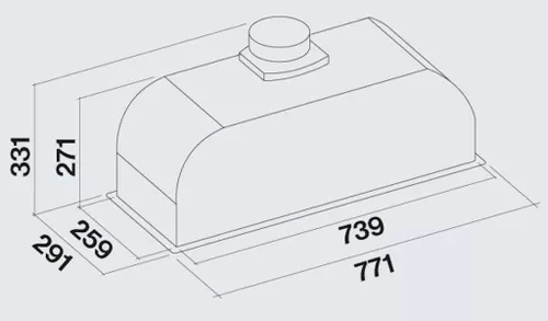купить Вытяжка Falmec GRUPPO INCASSO EVO 70 E.P. Stainless Steel (with filter pack) в Кишинёве 