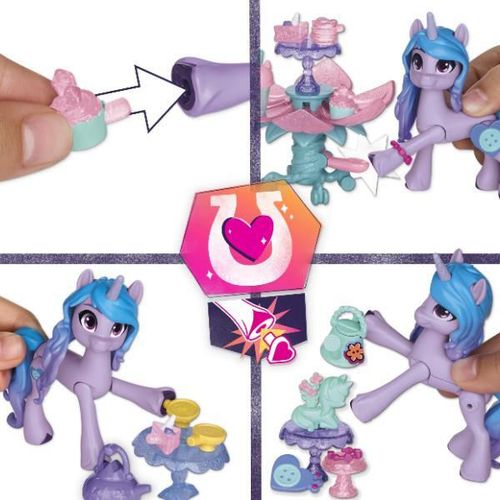купить Игрушка miscellaneous F6112 My Little Pony: Petrecerea cu ceai a unicornului Izzy Moonbow, 20 de accesorii в Кишинёве 
