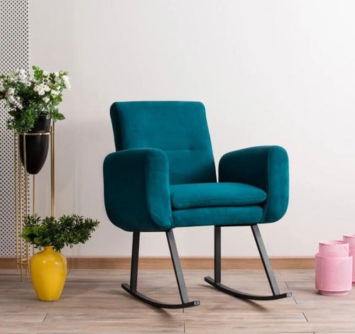 cumpără Fotoliu Trendy Balansoar Kono-Verde Petrol (GTR003719) în Chișinău 