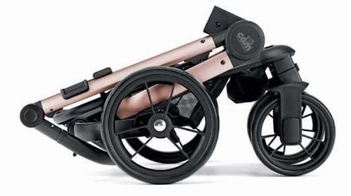 купить Детская коляска CAM 5в1 Taski Sport Tris ART910-T867 nero-gold rose в Кишинёве 