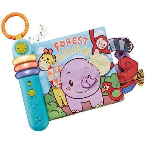 cumpără Jucărie de pluș Chipolino DIG02406200 Forest, игрушка-книжка (музыка-свет) în Chișinău 