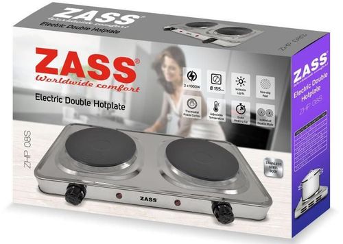 купить Плита электрическая настольная Zass ZHP 08S Inox в Кишинёве 