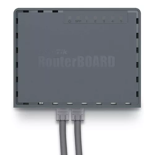 cumpără Mikrotik Router hEX S (RB760iGS), Dual core 880 Mhz CPU, 256MB RAM, 5xGbit LAN, 1xSFP port, PoE-in, 1x PoE-out port, RouterOS L4, USB, microSD în Chișinău 