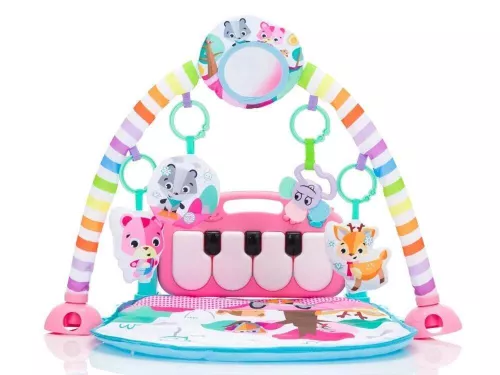 cumpără Complex de joacă pentru copii Kikka Boo 31201010253 Salteluta de joaca Piano Pink Rainbow în Chișinău 