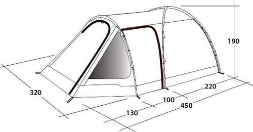 купить Палатка Outwell Cloud 5 в Кишинёве 