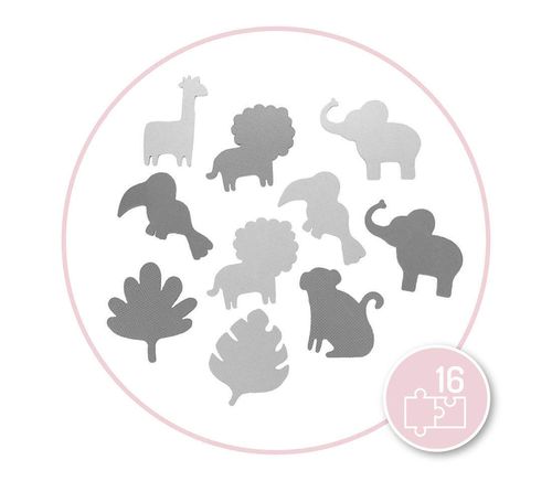 купить Игровой комплекс для детей MoMi Puzzle Zawi Foam Gray в Кишинёве 