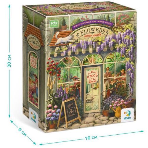 cumpără Puzzle Dodo 300590 Puzzle Magazinul de flori, seria Stil de viață, 300el în Chișinău 