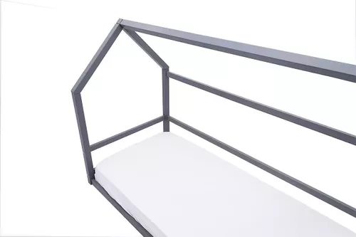 cumpără Pat Бельмарко Кровать-домик Монтессори Svogen 70x160 Графит în Chișinău 