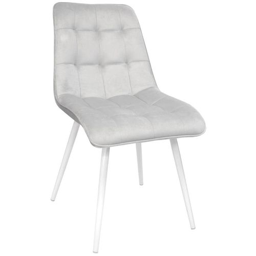cumpără Scaun Deco Capella Catifea Grey HLR20 + White Legs în Chișinău 