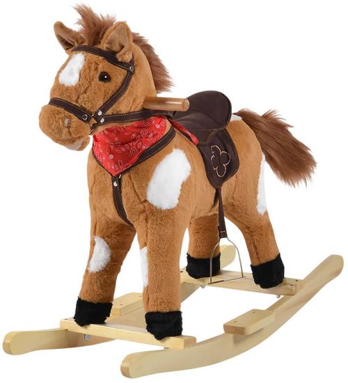 cumpără Leagăn pentru bebeluși Moni Horse Thunder Khaki (WJ-001) în Chișinău 