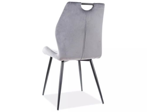 cumpără Scaun Signal Arco velvet szary bluvel 14/ met. czar în Chișinău 
