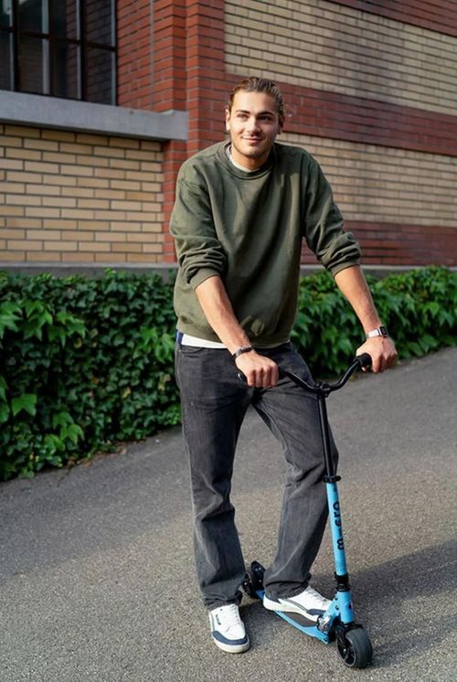 купить Самокат Micro SA0234 Rocket Deluxe Alaskan Blue в Кишинёве 