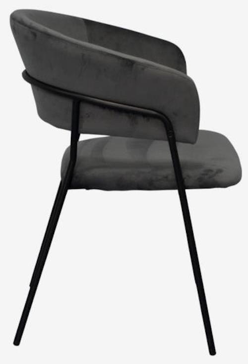 купить Комплект стол и стулья Evelin di Costacurta стол DT 404-6B + 3 стула YTC-097B Dark grey в Кишинёве 