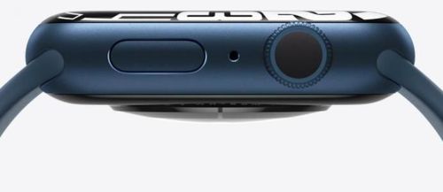 cumpără Ceas inteligent Apple Watch Series 7 GPS 41mm Blue Aluminium Case with Abyss Blue Sport Band MKN13 în Chișinău 