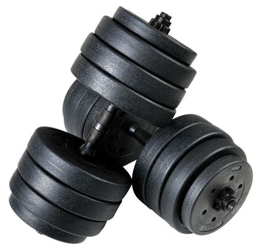 cumpără Ganteră FunFit Dumbbell Set 40kg 4in1 + grips (4261) în Chișinău 