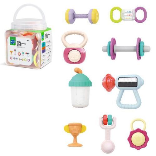 купить Погремушка Hola Toys HA7900 Set de zornăitoare Baby Gym (9 modele) в Кишинёве 
