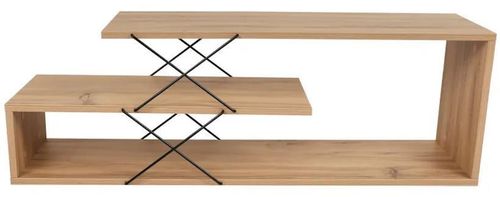 купить Тумба напольная для TV Trendy Zigzag, Stejar 120x40x30cm в Кишинёве 