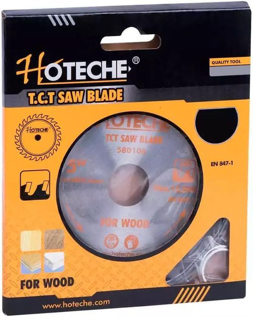 купить Диск отрезной Hoteche 580106 Пильный диск по дереву  125*22,23мм*40T в Кишинёве 