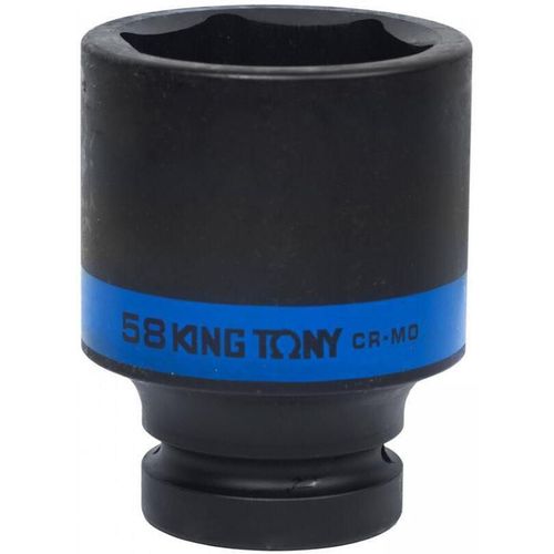 cumpără Set de tubulare, bite, duze King Tony Tubulară de impact adâncă 843558M, 1" 58 mm în Chișinău 