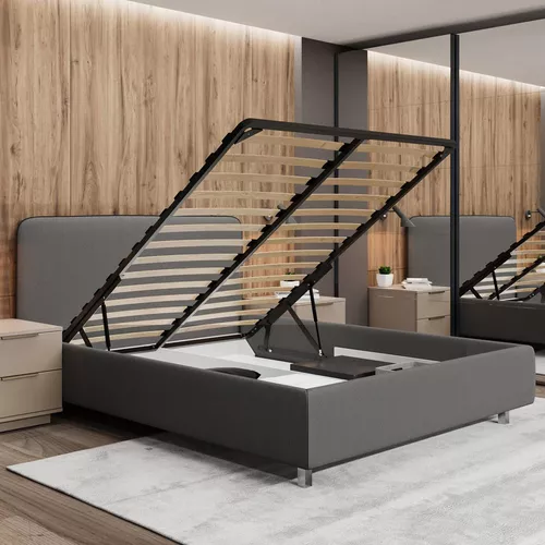 купить Кровать Bayro Positano 1600x2000 c подъёмным механизмом ткань категория III в Кишинёве 