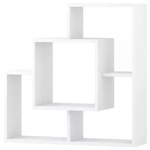 купить Полка декоративная Fabrik Home Tetris 10 (800x800x220) Белый ясень в Кишинёве 