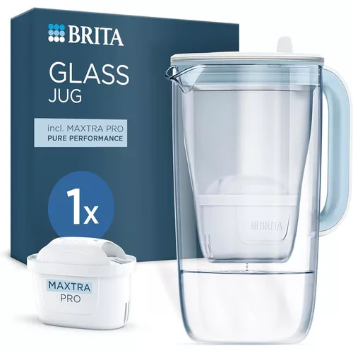 cumpără Cană filtrantă pentru apă Brita Glass Jug One 2.5L (lightblue) în Chișinău 
