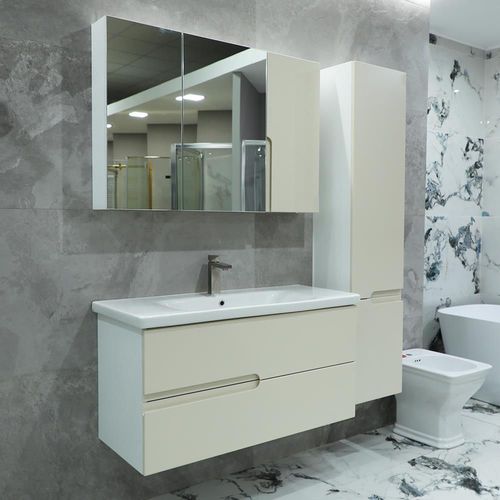 купить Зеркало для ванной Bayro Sorento 1000x700 ivory в Кишинёве 