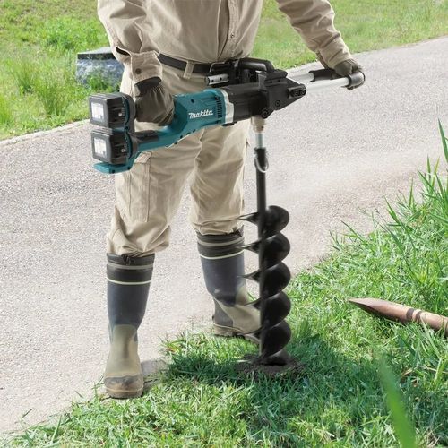 купить Бур Makita DDG460T2X7 Foreza de pamant 2x18V (2x5Ah+DC18RD)+burghiu 150x800mm в Кишинёве 