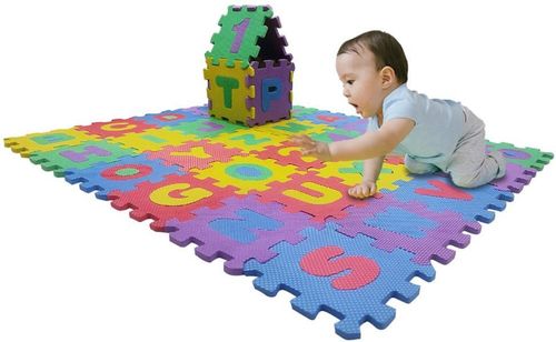 cumpără Complex de joacă pentru copii miscellaneous 10253 Covoras puzzle cu cifre si litere RO (36buc) 54399 în Chișinău 