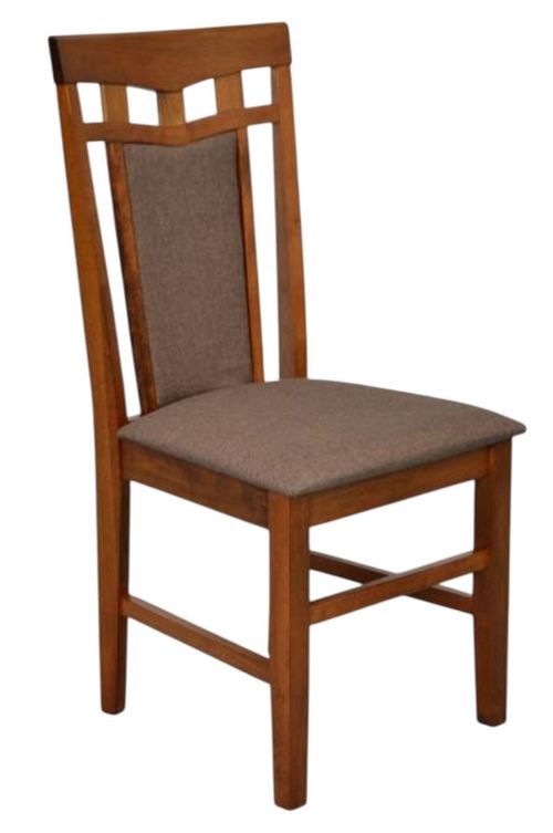 купить Комплект стол и стулья Evelin di Costacurta стол HV-31N Burnish oak + 8 стульев Deepa R Burnish oak/Ekea12 Dark Brown в Кишинёве 