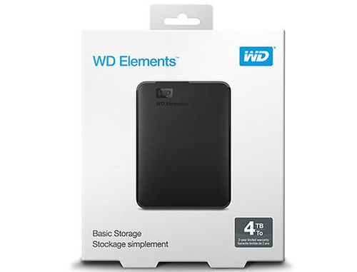 купить Внешний HDD 2.5 4TB External HDD WD Elements Portable WDBU6Y0040BBK-WESN, Black, USB 3.0 (hard disk extern HDD/внешний жесткий диск HDD) в Кишинёве 