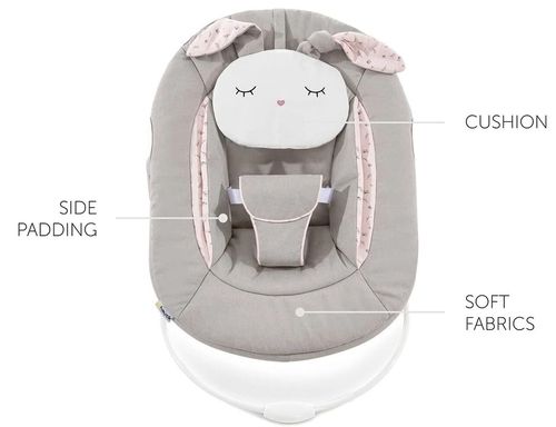 cumpără Leagăn pentru bebeluși Hauck Alpha Bouncer 2in1 Powder Bunny Beige Bloom în Chișinău 