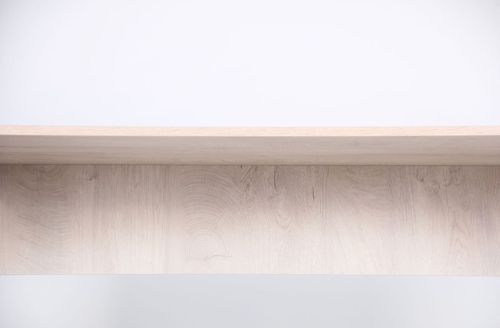 купить Офисный стол AMF 024330 Pluto 120x60x75cm, Дуб Эндгрейн/Черный графит в Кишинёве 