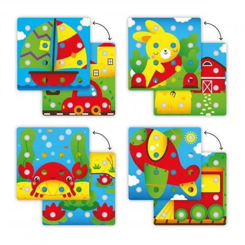 cumpără Puzzle Quercetti Q2270 Jumbo Peggy Primul Mozaic Crab în Chișinău 