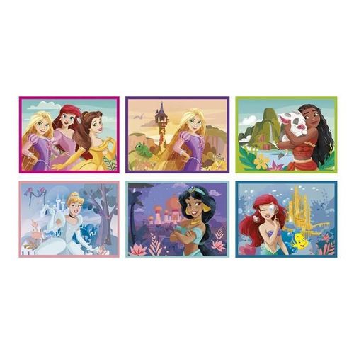 купить Пазл Clementoni Cuburi Disney Princess, 12 buc. (41197) в Кишинёве 